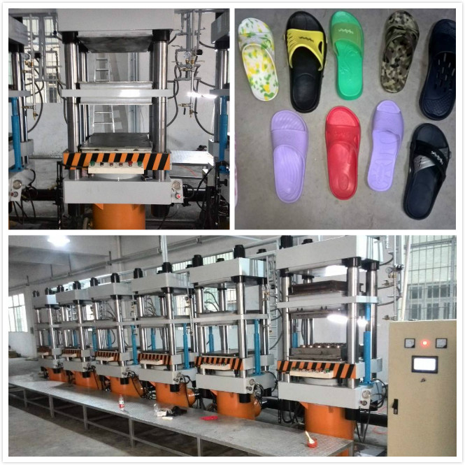 EVA Foaming molded Sandals Press Machine