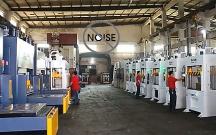 hydraulic press machine noise