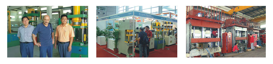 hydraulic press machine fair and client