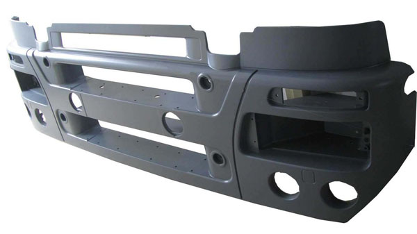 FRP automotive bumper shroud molding